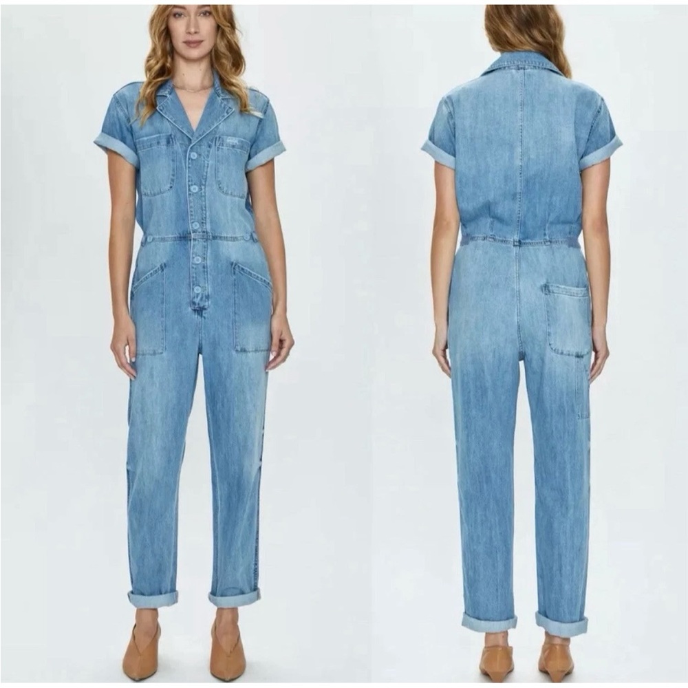 Pistola Grover Blue Denim Jumpsuit